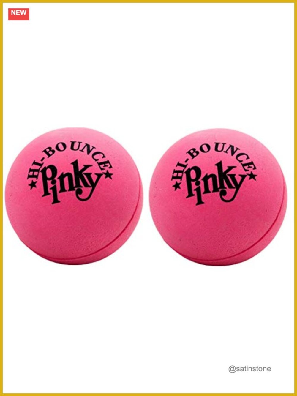 Hi-Bounce Pinky Super Bouncy Ball Party Favors 2-Pack Stress Relief